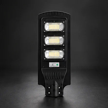 Lampă LED solară, 300 W, senzori de mișcare și lumină, telecomandă