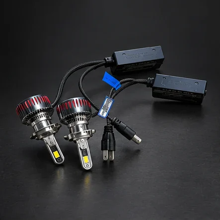 Set becuri LED H7, 400 W, 40.000 lm, 6500 K, CANBUS