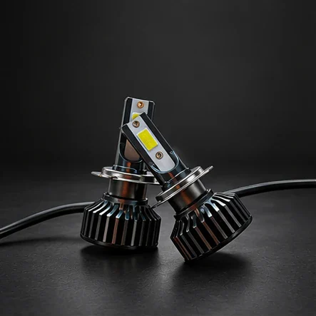 Set 2 becuri LED H7, 120 W, 12.000 lm, 6500 K