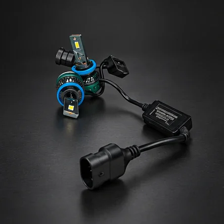 Set becuri LED H11/H8/H9, 120 W, 20.000 lm, 6500 K, CANBUS