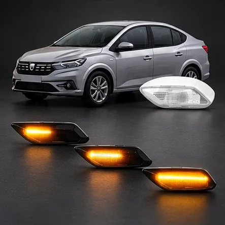 Set 2 semnalizări dinamice LED pentru Dacia Logan III/Sandero MK3/Stepway MK3, CANBUS
