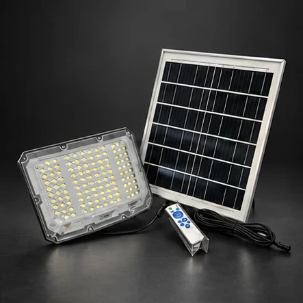 Proiector LED pentru exterior, 1000 W, 6500 K, senzor de lumină, telecomandă, cablu 5 m