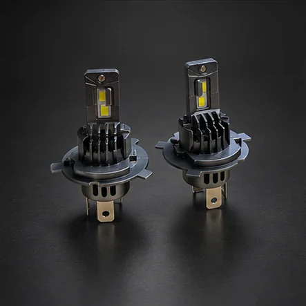 Set becuri LED H4, format 1:1, 120 W, 12.000 lm, 6500 K, 9–16 V, CANBUS