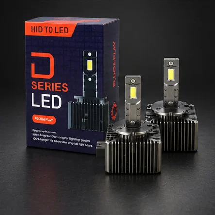 Kit conversie LED D1S pentru far, 120 W, 20.000 lm, 6500 K, 9–32 V