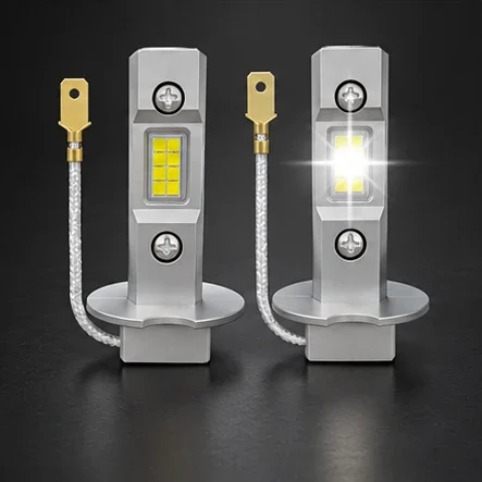 Set becuri LED H3, format 1:1, 120 W, 20.000 lm, 6500 K, 12 V