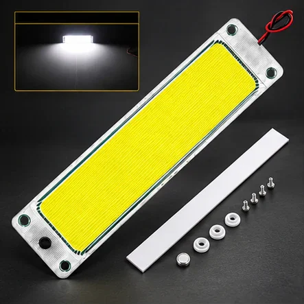 Plafonieră LED auto, 40 cm, 12–24 V, 6500 K, unghi 175°