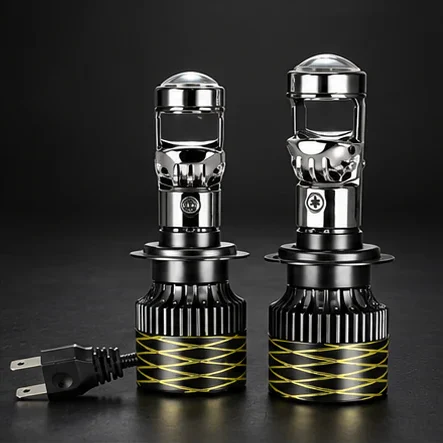 Set 2 becuri LED H7, 120 W, 6500 K, CANBUS, cu ventilator