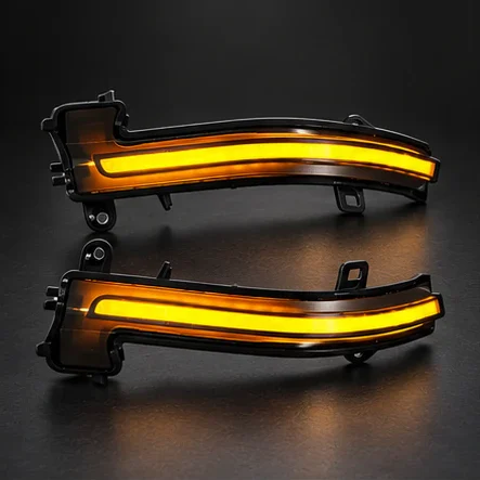 Set 2 Semnalizări LED Dinamice Oglinzi BMW F20 F21 F22 F23 F30 F31 F34 F32 F33 F36 X1 E84 i3, LED Secvențial, Plug & Play, CANBUS, Fumurii Smoke
