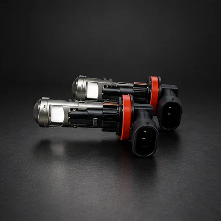 Set 2 becuri LED H11 cu lupă, 150 W, 20.000 lm, 6500 K, 12 V