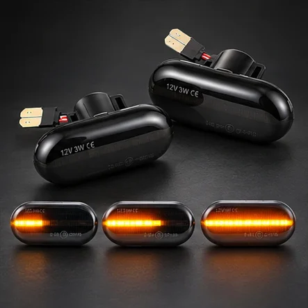 Set semnalizări dinamice LED pentru Dacia Logan I/Duster/Sandero/Lodgy și Renault