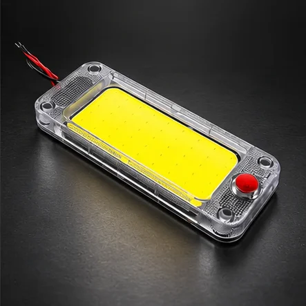 Plafonieră LED auto, 15 cm, 12–24 V, 6500 K, unghi 175°